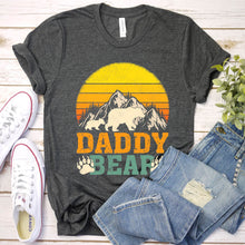 Load image into Gallery viewer, Bear Lover Shirt Daddy Bear Fathers Day Vintage T-shirt
