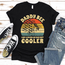 Load image into Gallery viewer, Men&#39;s Vintage Daddy Bee Like A Regular Dad Bees Fathers Day T-Shirt
