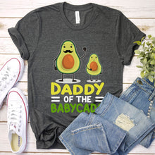 Load image into Gallery viewer, Mens Daddy Of The Babycado Funny Avocado Daddy Father&#39;s Day T-Shirt
