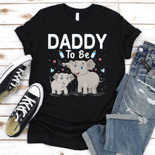 Load image into Gallery viewer, Funny Elelephant Lover Daddy To Be Daddy Elelephant Father&#39;s Day T-shirt
