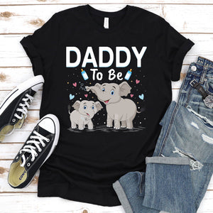 Funny Elelephant Lover Daddy To Be Daddy Elelephant Father's Day T-shirt