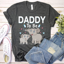 Load image into Gallery viewer, Funny Elelephant Lover Daddy To Be Daddy Elelephant Father&#39;s Day T-shirt
