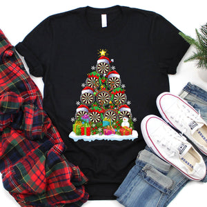 Darts Christmas Tree Darts Xmas T-Shirt for Men Women Girls Kids