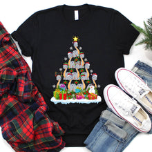 Load image into Gallery viewer, Diplodocus Dinosaur Christmas Tree Diplodocus Xmas T-Shirt
