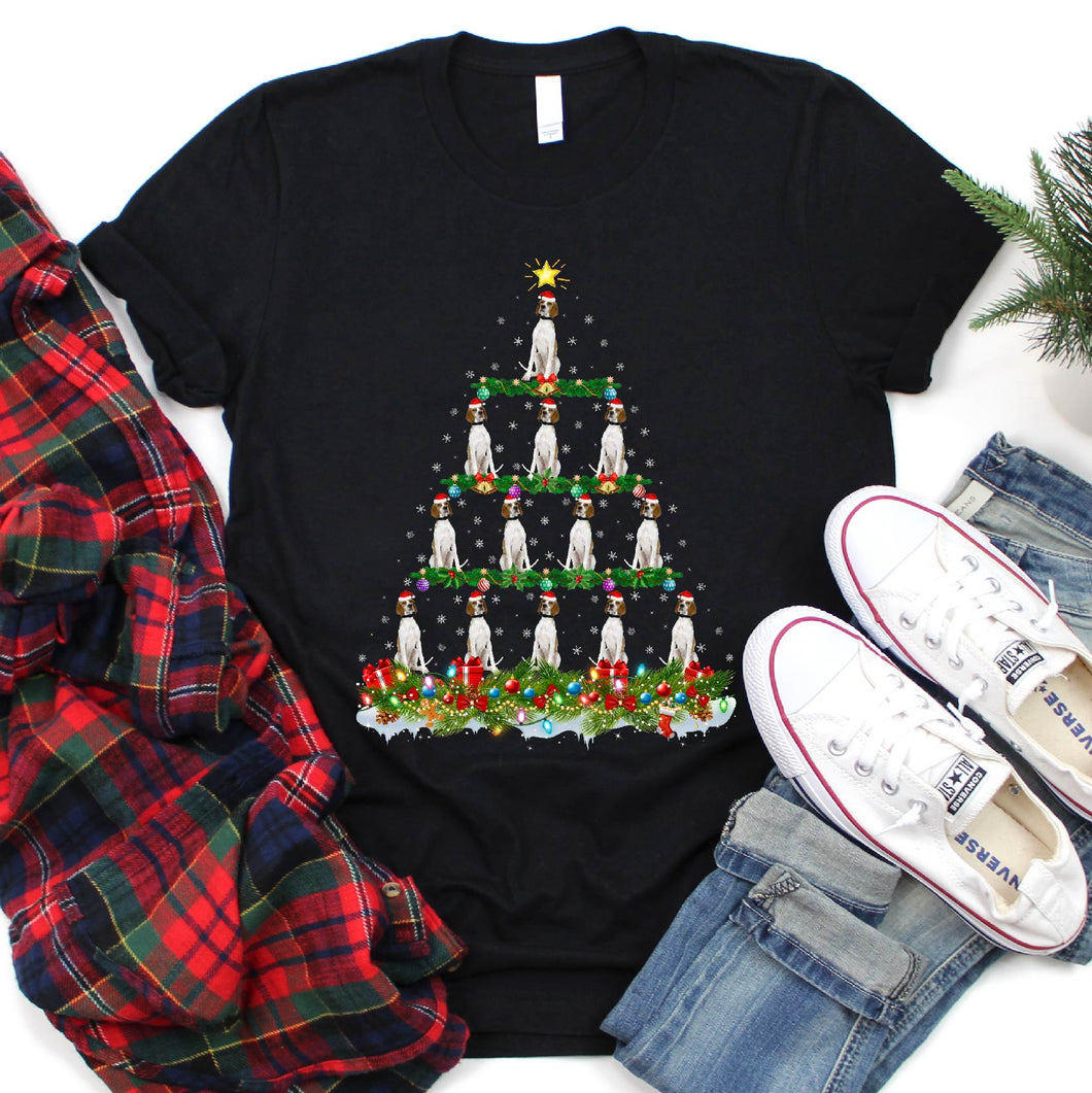 English Pointer Dog Christmas Tree Shirt English Pointer Dog Christmas T-Shirt