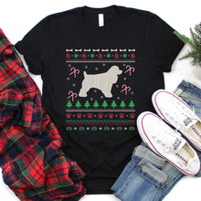 Load image into Gallery viewer, Ugly Xmas Sweater Style Santa English Springer Spaniel Christmas T-Shirt
