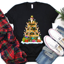 Load image into Gallery viewer, Fennec Fox Animal Christmas Tree Fennec Fox Xmas T-Shirt for Men Women Girls Kids
