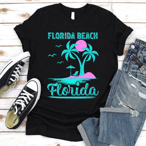 Family Summer Vacation Men Women Girls Fort Lauderdale Beach Florida T-shirt