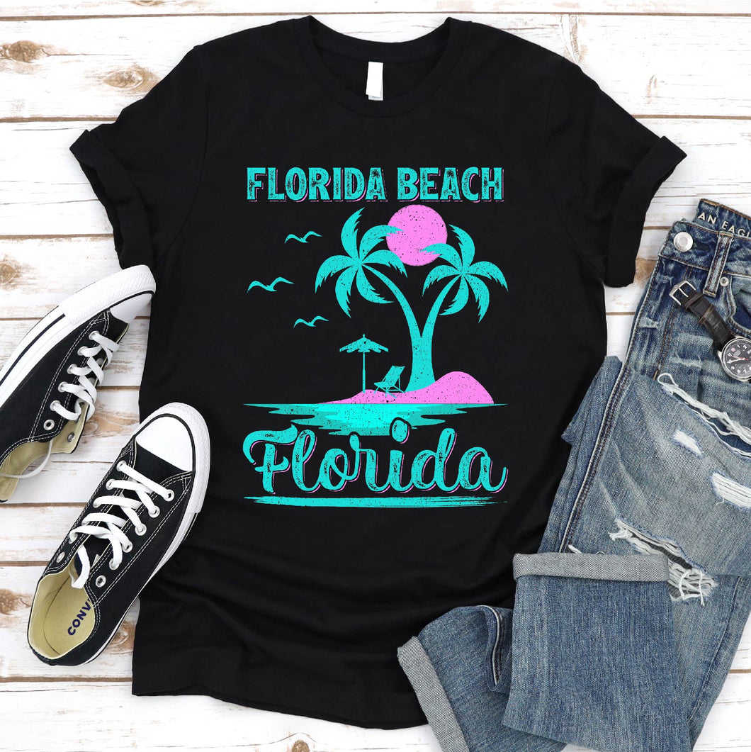 Family Summer Vacation Men Women Girls Fort Lauderdale Beach Florida T-shirt