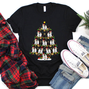 Fox Terrier Dog Xmas Tree Funny Fox Terrier Dog Christmas T-Shirt