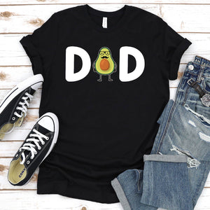 Funny Avocado Dad Guacamole Dad Vegan Dad Avocados Gift T-Shirt
