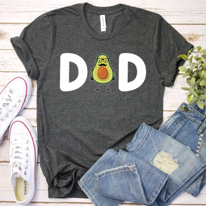 Funny Avocado Dad Guacamole Dad Vegan Dad Avocados Gift T-Shirt
