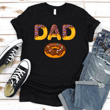 Load image into Gallery viewer, Funny Donut Cut Sprinkle Dad Daddy Food Lovers Gift T-Shirt
