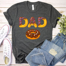 Load image into Gallery viewer, Funny Donut Cut Sprinkle Dad Daddy Food Lovers Gift T-Shirt
