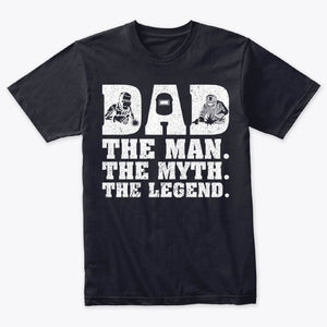 Welder Dad The Man The Myth The Legend Welder T-shirt For Dad