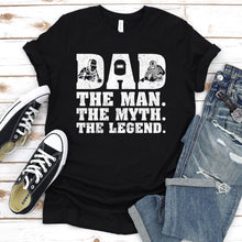Load image into Gallery viewer, Welder Dad The Man The Myth The Legend Welder T-shirt For Dad
