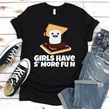 Load image into Gallery viewer, Girls Have Smore Fun Funny Camping Trip Camper Women Gift T-Shirt
