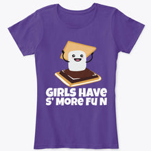Load image into Gallery viewer, Girls Have Smore Fun Funny Camping Trip Camper Women Gift T-Shirt
