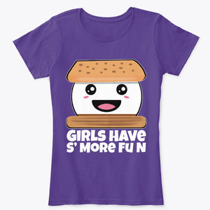 Cute Smores Camping Girls Have S'more Fun Camper T-Shirt