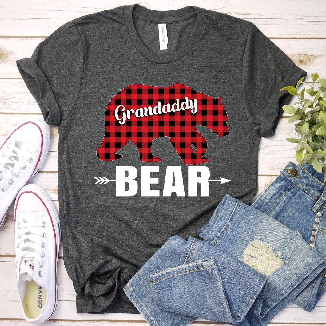 Grandaddy Bear Pajama Shirt Grandaddy Bear Father's Day T-shirt