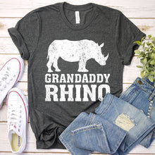 Load image into Gallery viewer, Rhino Lover Grandaddy Rhino Father&#39;s Day T-shirt
