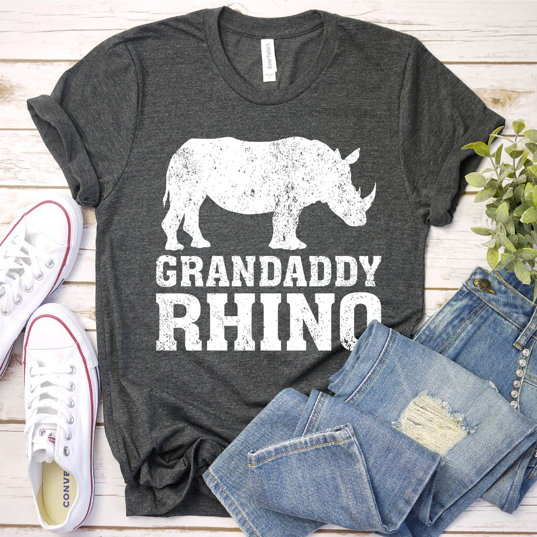 Rhino Lover Grandaddy Rhino Father's Day T-shirt