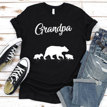 Load image into Gallery viewer, Bear Lover Funny Grandpa Bear Fathers Day T-shirt
