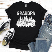 Load image into Gallery viewer, Grandpa Bear Shirt Grandpa Bear Fathers Day T-shirt
