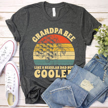 Load image into Gallery viewer, Mens Vintage Grandaddy Bee Like A Regular Dad Bees Fathers Day T-Shirt
