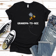 Load image into Gallery viewer, Men&#39;s Grandpa To Bee Honeybee Beekeeper New Grandpa Fathers Day T-Shirt
