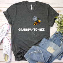 Load image into Gallery viewer, Men&#39;s Grandpa To Bee Honeybee Beekeeper New Grandpa Fathers Day T-Shirt
