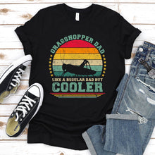 Load image into Gallery viewer, Vintage Grasshopper Dad Like A Regular Dad But Cooler Grasshopper Fathers Day T-shirt
