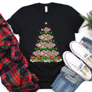 Halibut Fish Christmas Tree Shirt Halibut Fish Christmas T-Shirt for Men Women Girl Kids