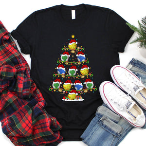 Handball Xmas Tree Funny Handball Christmas T-Shirt