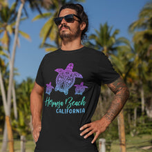 Load image into Gallery viewer, Summer Vacation Turtle Hermosa Beach California T-shirt
