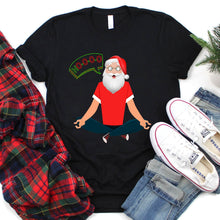 Load image into Gallery viewer, Ho-o-o-o Yoga Xmas Shirt Santa Yoga Christmas T-Shirt
