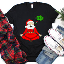 Load image into Gallery viewer, Funny Ho-o-o-o Yoga Xmas Shirt Santa Yoga Christmas T-Shirt
