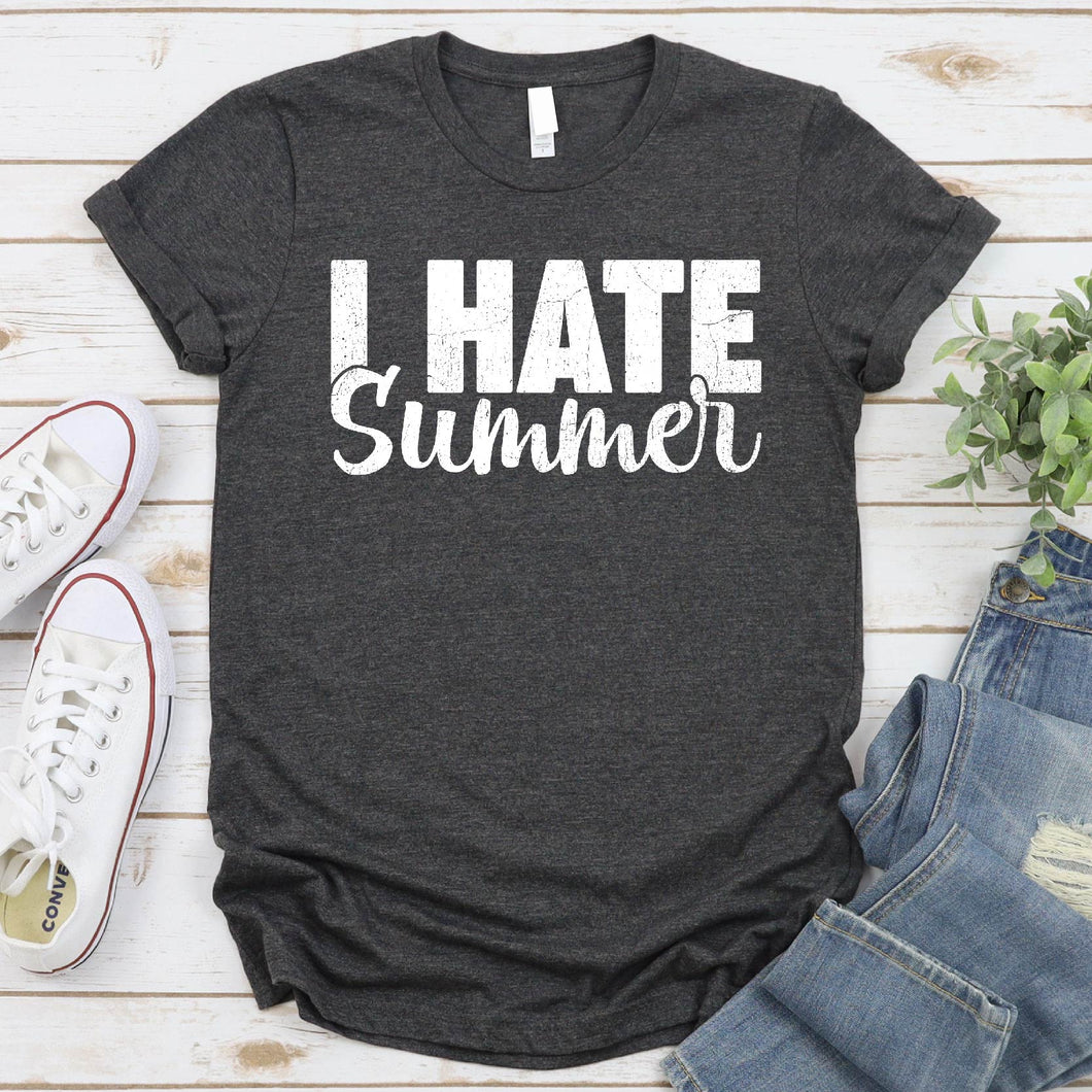 I Hate Summer Vacation shirt for Men Women And Kids Shirt