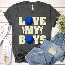 Load image into Gallery viewer, Love My Boys Racquetball Shirt Racquetball Fathers Day T-shirt
