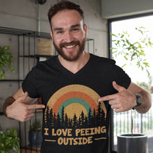 Load image into Gallery viewer, I Love Peeing Outside Vintage Camping Retro Hiking T-Shirt
