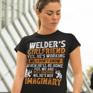 I Love Welding Shirt Welder's Girlfriend T-Shirt For Women