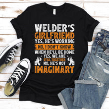 Load image into Gallery viewer, I Love Welding Shirt Welder&#39;s Girlfriend T-Shirt For Women
