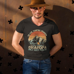 I'm A Camping Grandpa Like A Normal Grandpa Only Much Cooler T-Shirt