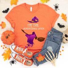 Load image into Gallery viewer, I&#39;m The Adventurous Witch Halloween T-Shirt
