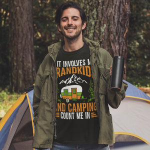 If It Involves My Grandkids And Camping Count Me In T-Shirt