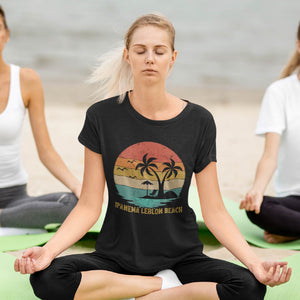 Vintage Summer Vacation Men Women Girls Ipanema Leblon Beach T-shirt