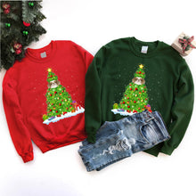 Load image into Gallery viewer, Japanese Chin Lover Xmas Lighting Japanese Chin Christmas Tree T-Shirt
