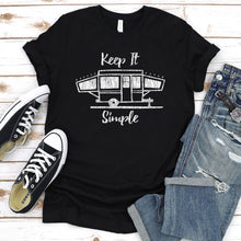 Load image into Gallery viewer, Keep It Simple Funny Camping T-Shirt
