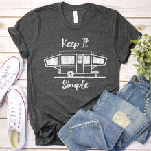Load image into Gallery viewer, Keep It Simple Funny Camping T-Shirt
