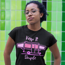 Load image into Gallery viewer, Keep It Simple Camping T-Shirt For Women
